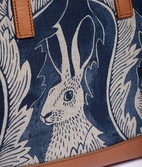 Handbag ZOA "Hares in hiding" Navy