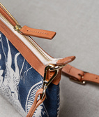 Clutch KARIN "Hares in hiding" Blue