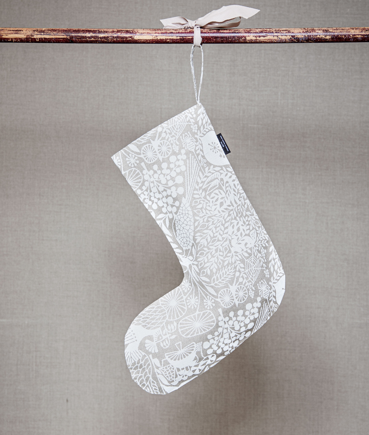 Christmas stocking "Mori no seirei" White