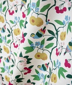 Linen fabric ”Kirsebær” Natural