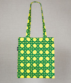 Tote bag "PERGOLA" Yellow/Green