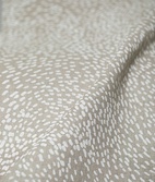 Linen fabric ”POLLEN” White/Natural