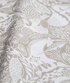 Fabric sample "MORI NO SEIREI” White/Natural